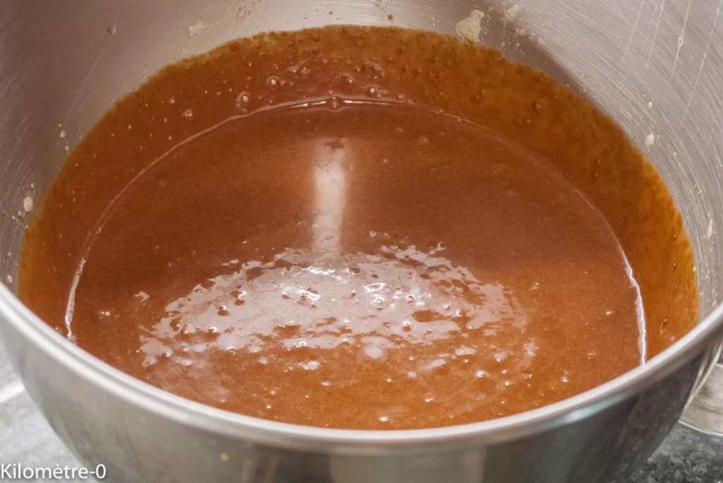 Moelleux au chocolat à la compote de pommes (sans beurre ) - Étape 4