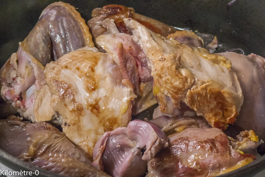 Pintade, sauce aux cacahuètes - Étape 5