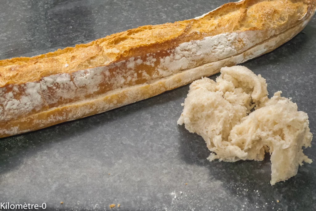 Baguette farcie au thon, œufs et tomates - Étape 3