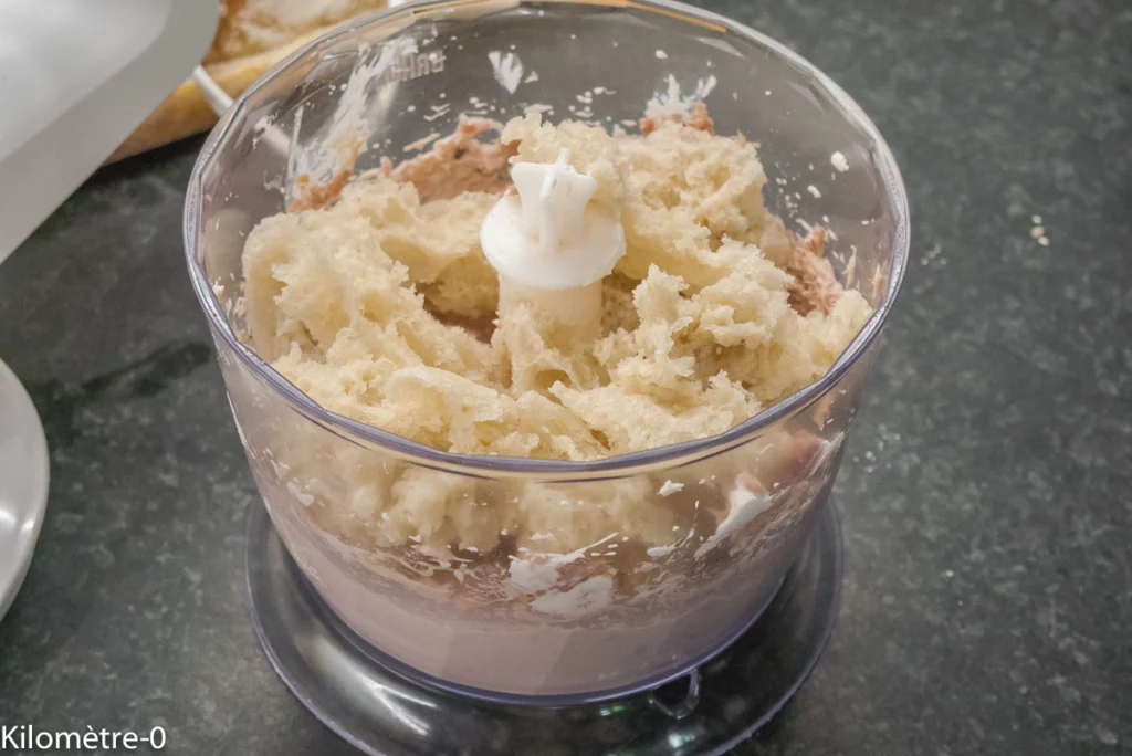 Baguette farcie au thon, œufs et tomates - Étape 5