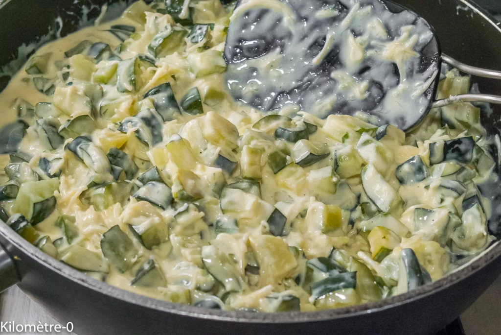 Tarte feuilletée courgettes fromage - Étape 4