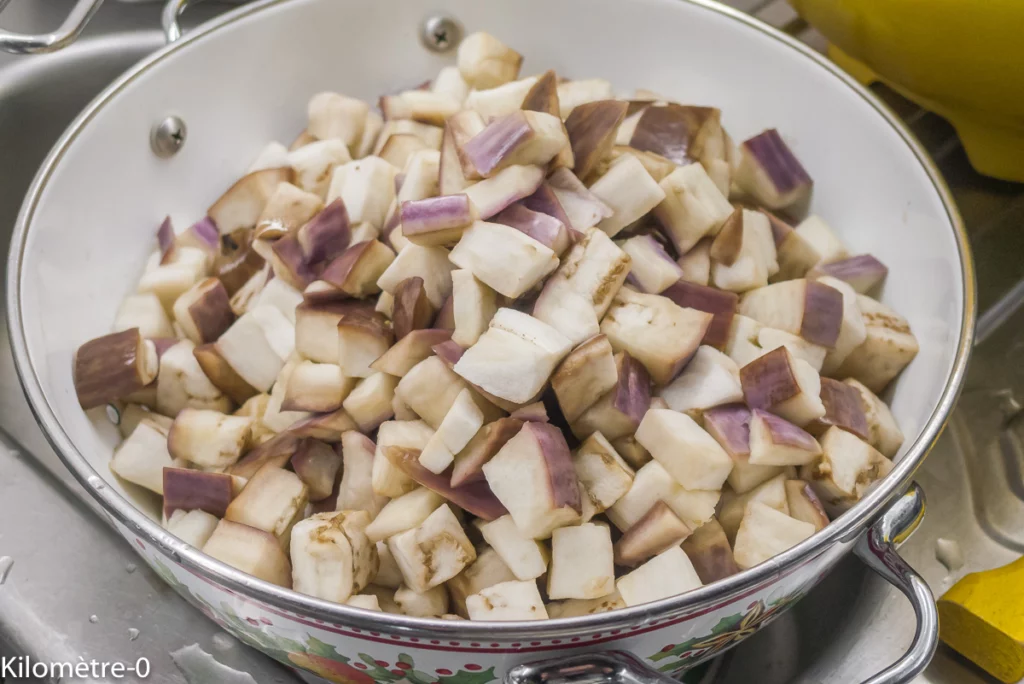 Clafoutis d&rsquo;aubergines protéiné au thon à la catalane - Étape 2