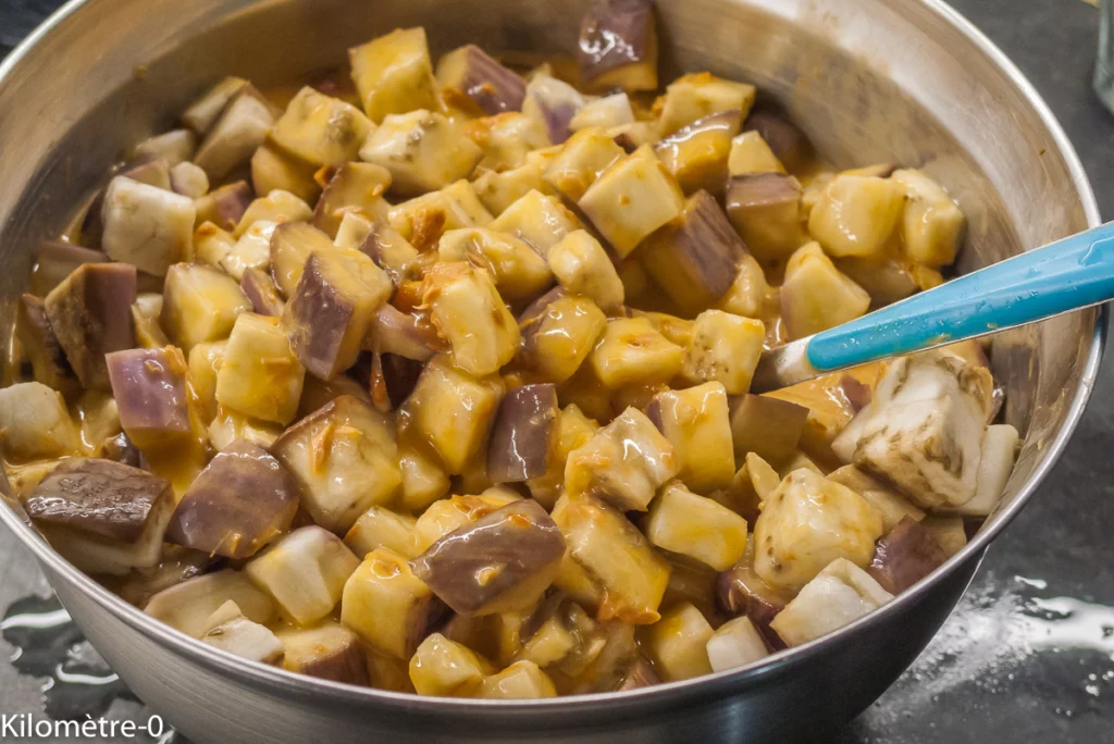 Clafoutis d&rsquo;aubergines protéiné au thon à la catalane - Étape 5