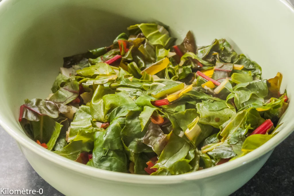 Blettes à la béchamel et aux œufs durs - Étape 6