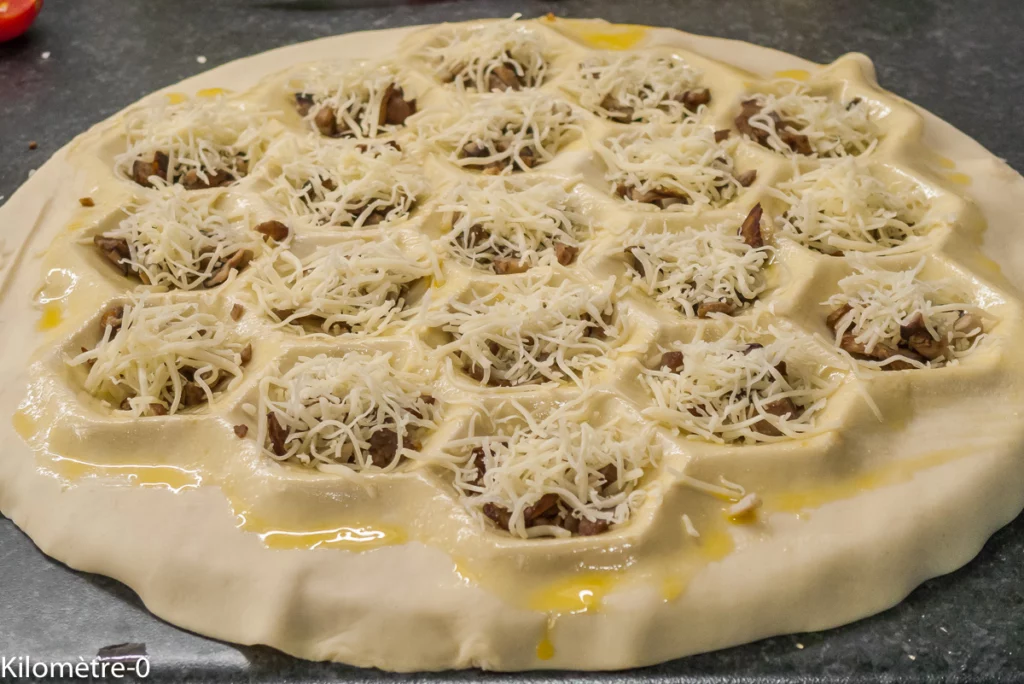 Feuilletés champignons fromage - Étape 6