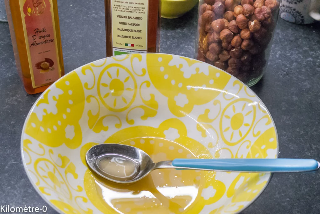 Salade de haricots verts, tomates, mozzarella - Étape 4