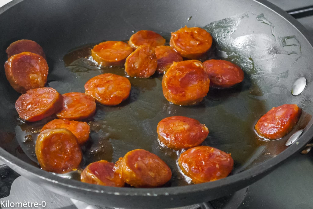 Salade de semoule au chorizo et tomates cerises - Étape 3