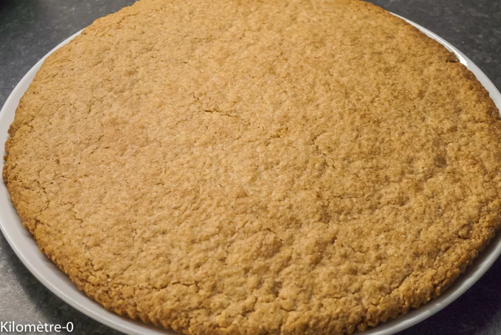 Sablé géant à la crème au gingembre et aux mûres - Étape 5