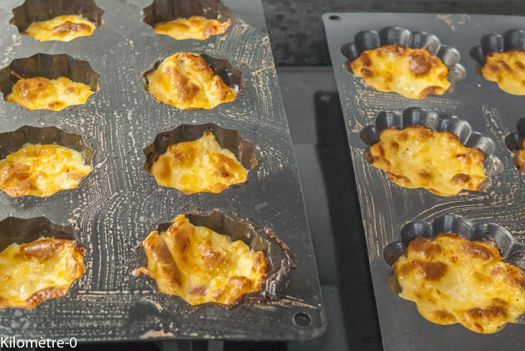 Bouchées moelleuses au bacon et fromage - Étape 7