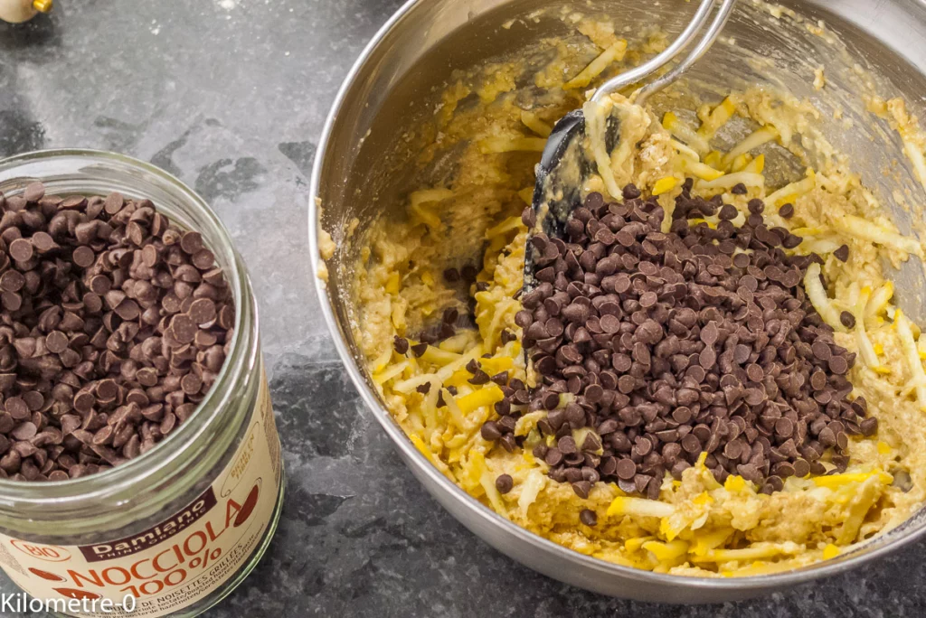 Zucchini bread aux pépites de chocolat, cake chocolaté gourmand - Étape 6