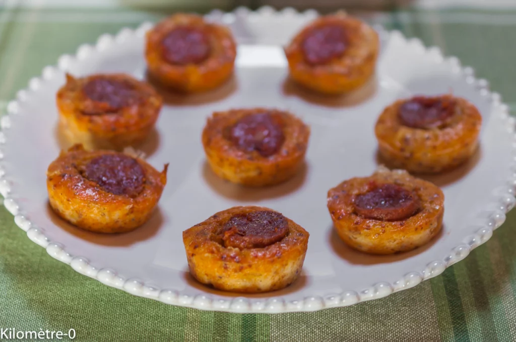 Bouchées apéritives au chorizo - Étape 3
