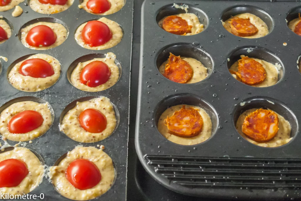 Bouchées apéritives au chorizo - Étape 2