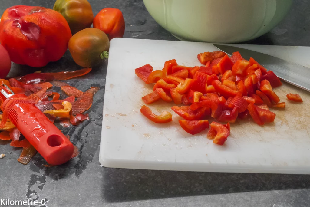 Poulet rôti au chorizo, légumes d&rsquo;été et fêta - Étape 3