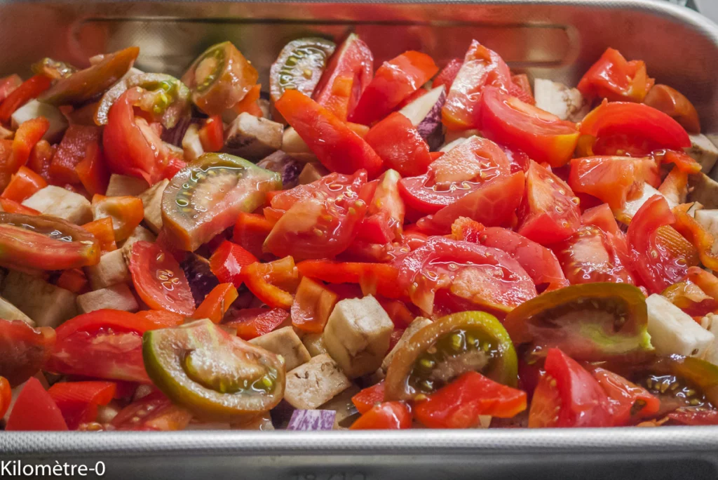 Poulet rôti au chorizo, légumes d&rsquo;été et fêta - Étape 4