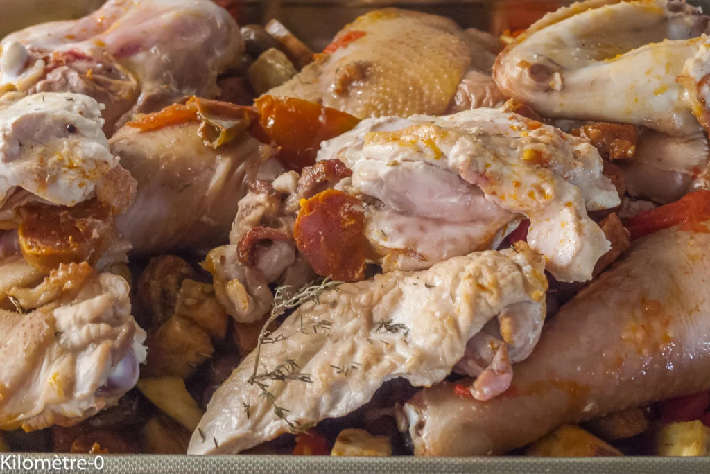 Poulet rôti au chorizo, légumes d&rsquo;été et fêta - Étape 10