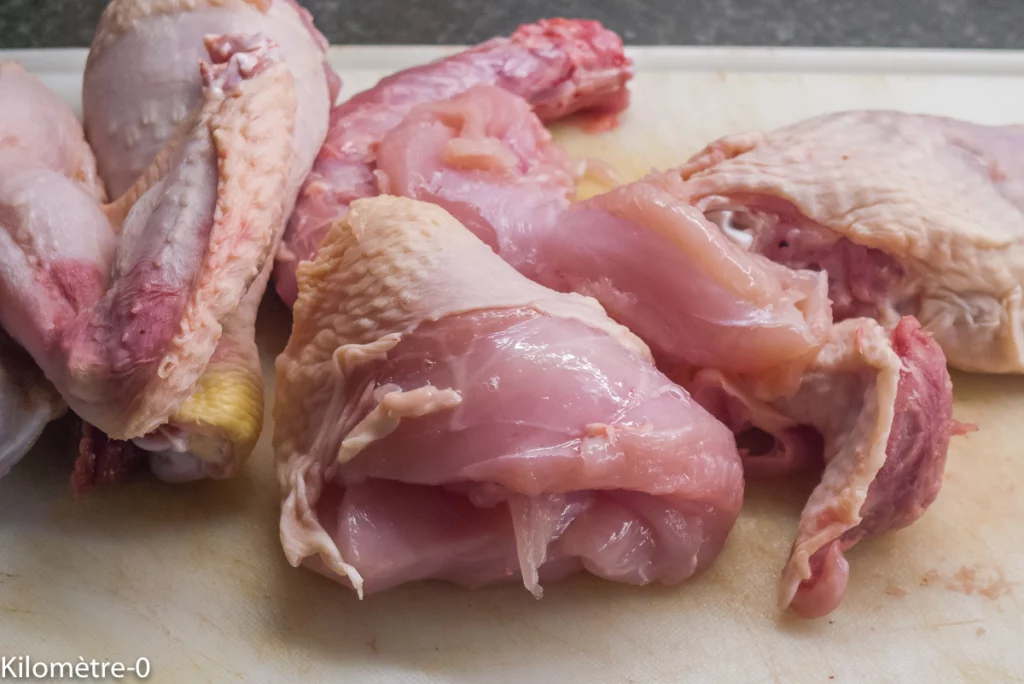 Poulet rôti aux tomates cerises, citron et olives - Étape 1