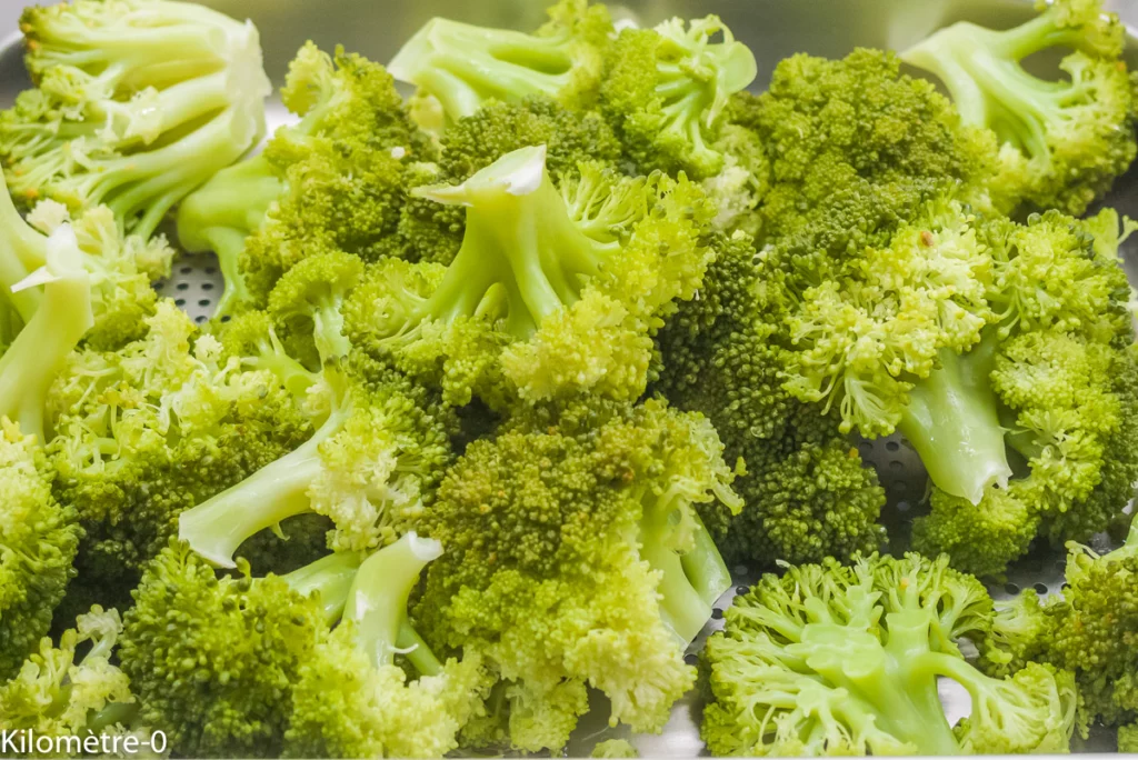 Frittata au brocoli et à la fêta - Étape 1