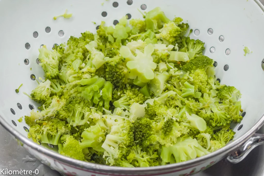 Frittata au brocoli et à la fêta - Étape 2