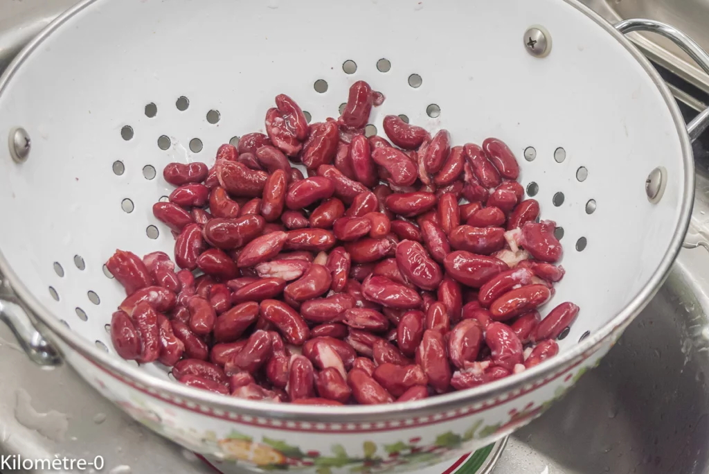 Frittata aux poivrons, haricots, olives et fêta - Étape 3