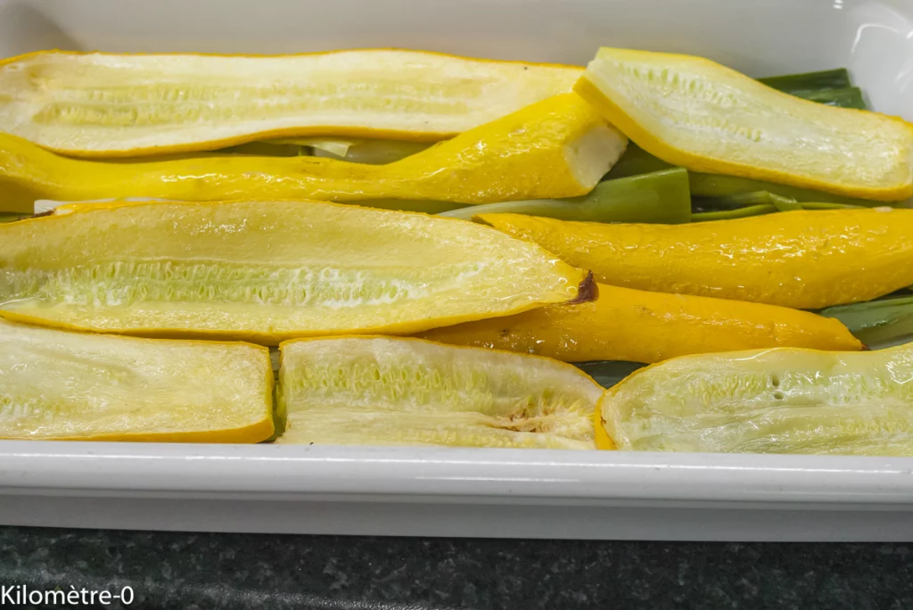 Gratin de poireaux aux courgettes - Étape 5