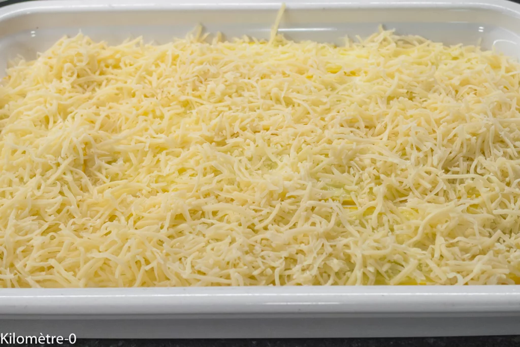 Gratin de poireaux aux courgettes - Étape 8