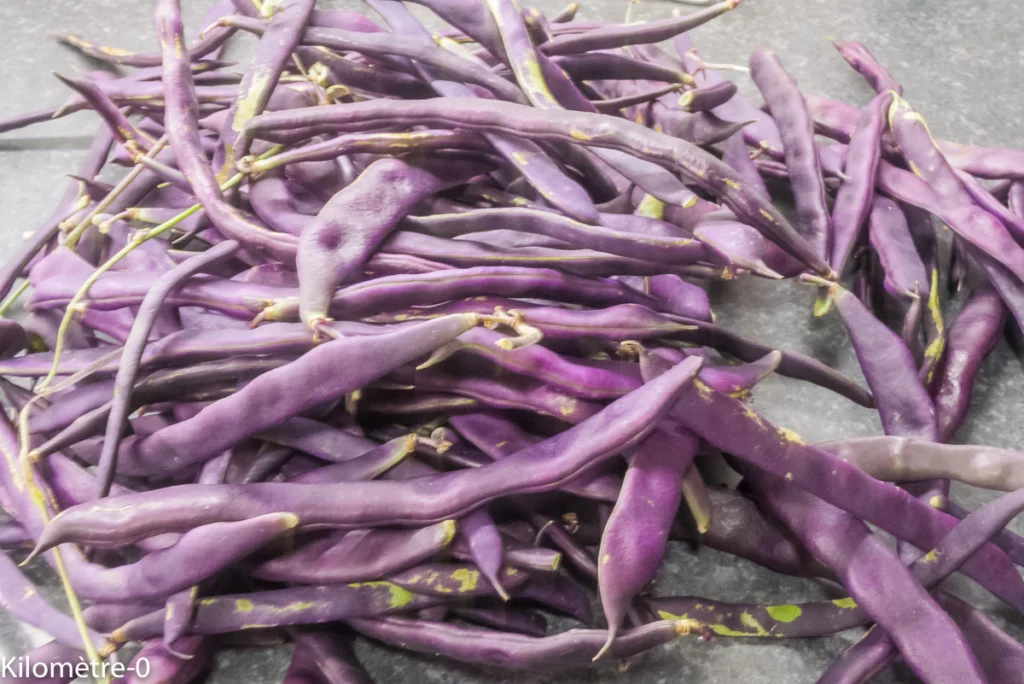 Cake salé haricots verts, fêta et olives - Étape 1