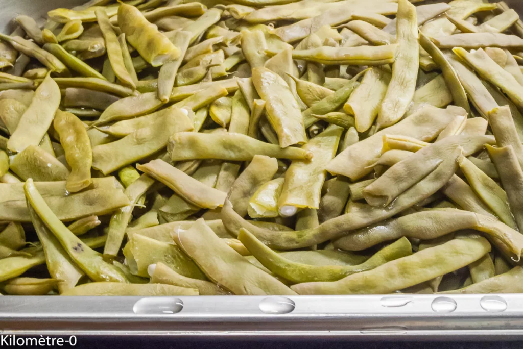 Cake salé haricots verts, fêta et olives - Étape 3