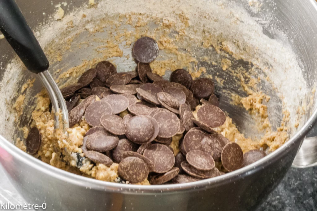 Gâteau du matin protéiné à la farine de noisettes et de petit épeautre et au chocolat - Étape 4