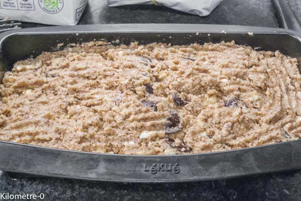 Gâteau du matin protéiné à la farine de noisettes et de petit épeautre et au chocolat - Étape 5