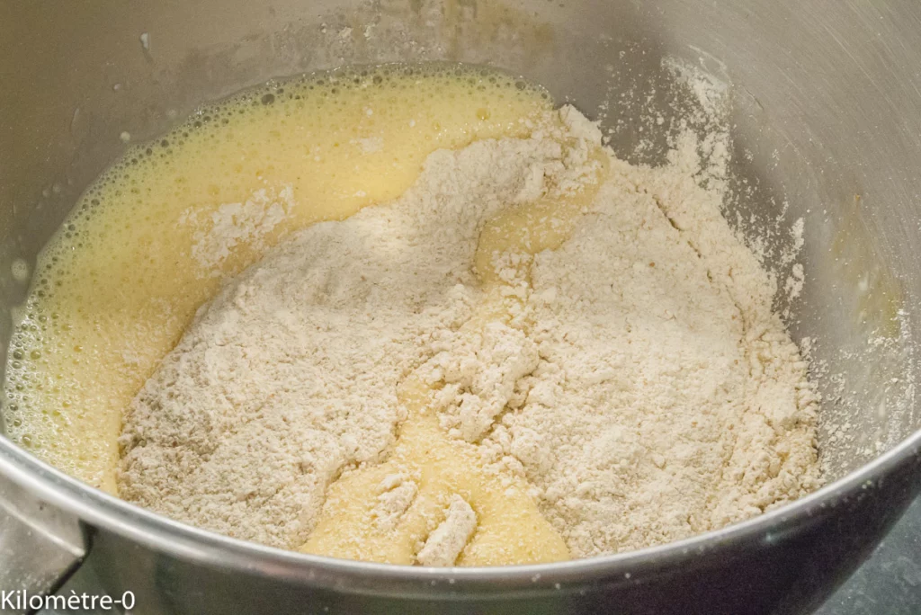 Cake salé haricots verts, fêta et olives - Étape 5