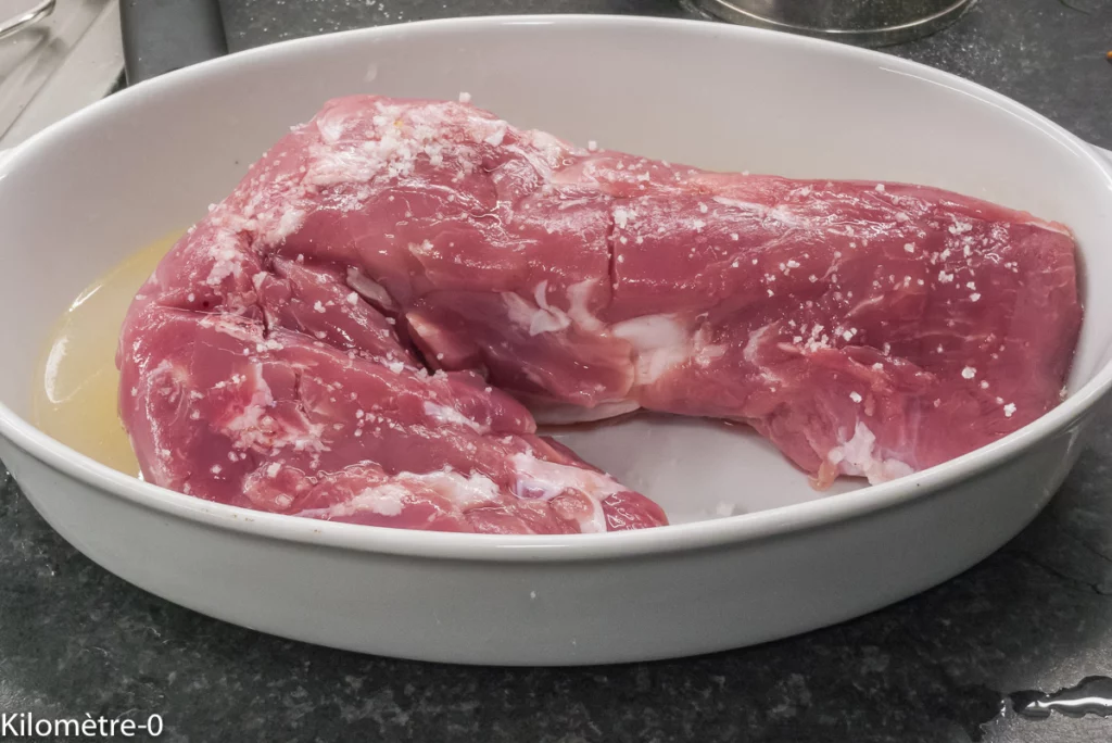 Cuisson du filet mignon de porc - Étape 1