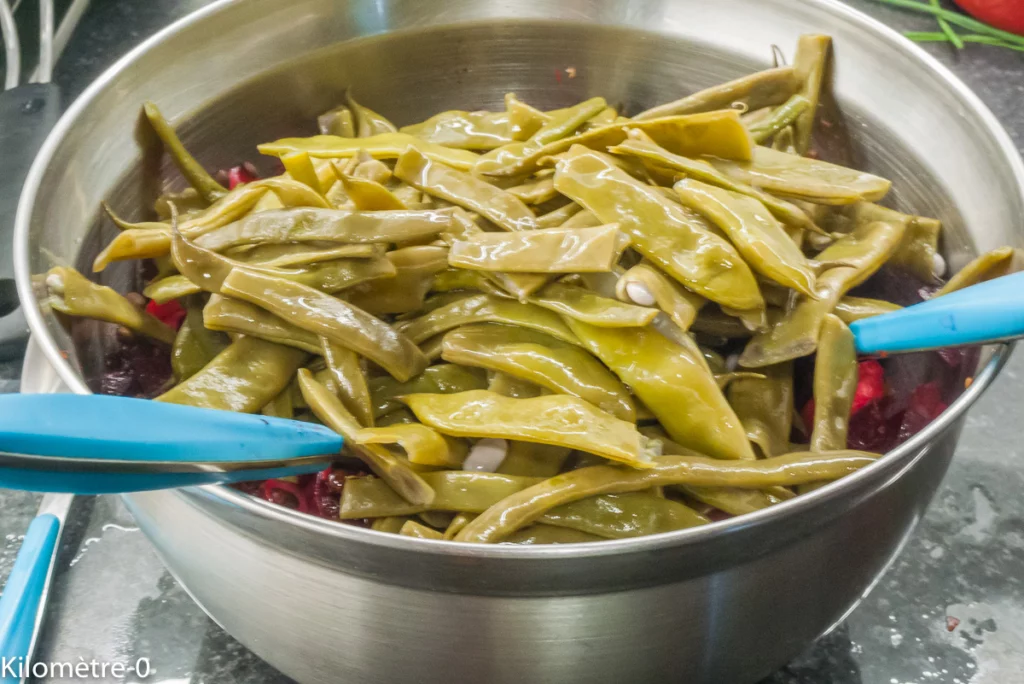 Salade de betteraves aux lentilles, radis et œufs durs - Étape 7