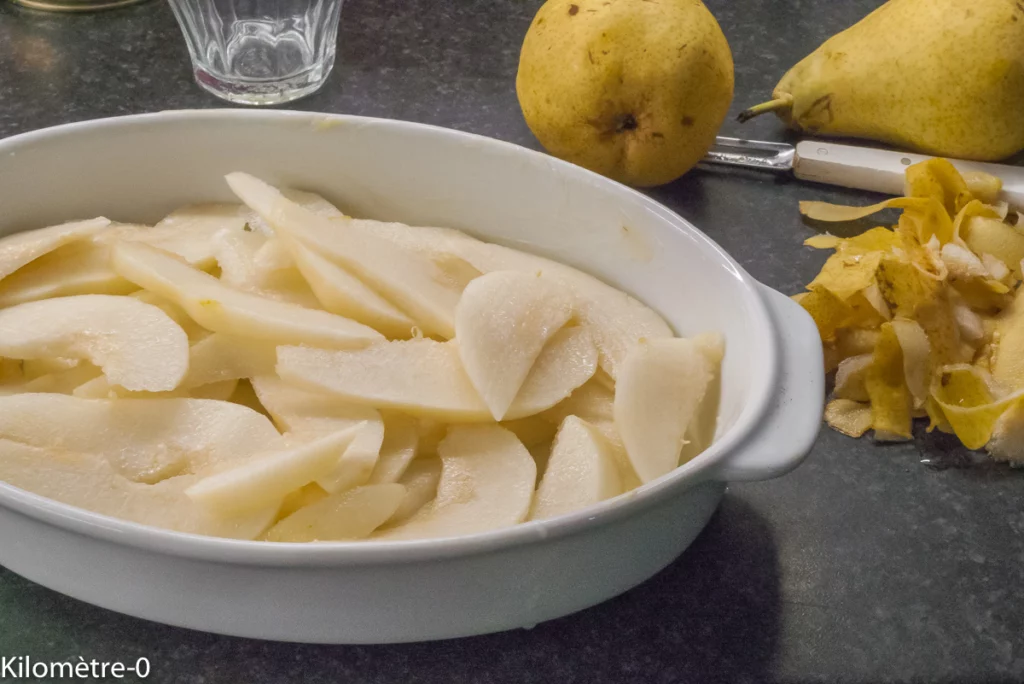 Far aux poires et aux amandes - Étape 1