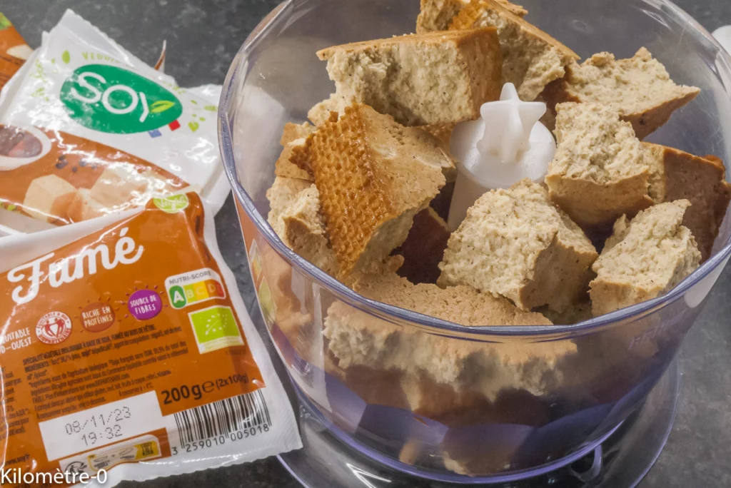 Saucisses végétales de tofu fumé à la farine de pois chiches - Étape 3