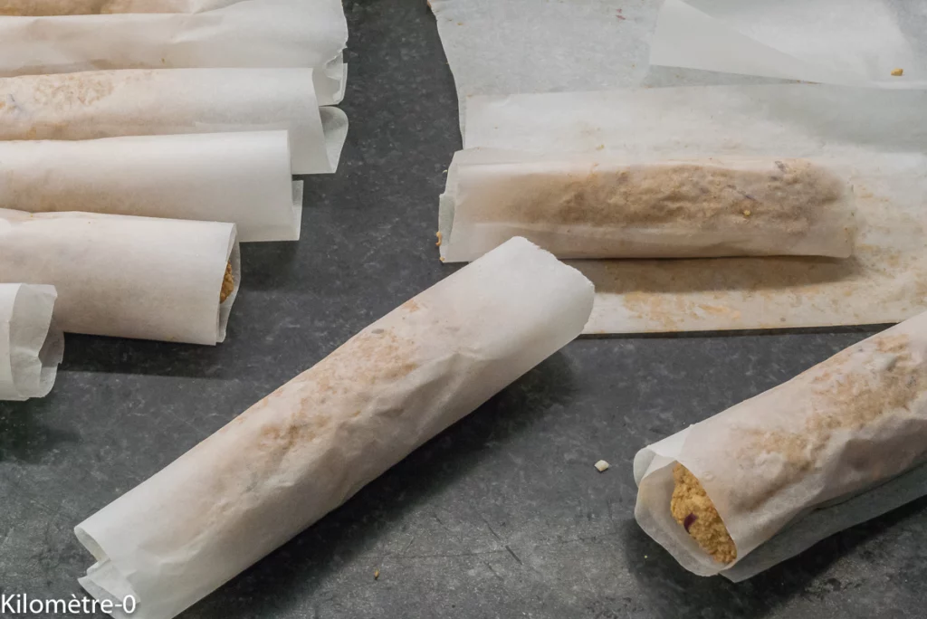 Saucisses végétales de tofu fumé à la farine de pois chiches - Étape 7