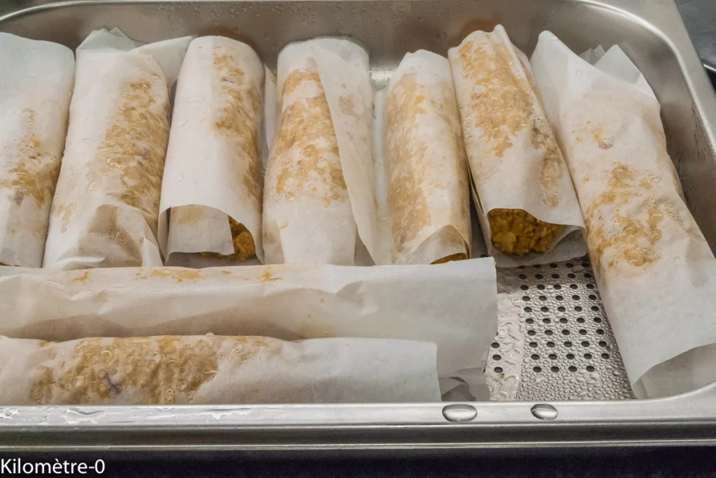 Saucisses végétales de tofu fumé à la farine de pois chiches - Étape 8