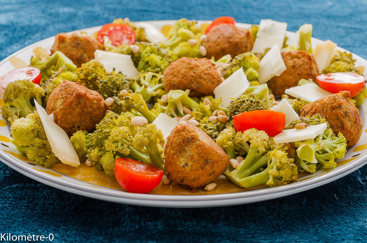 Photo de recette de falafels, brocolis, comté, végétarien, bio, légumes, automne, healthy, Kilomètre-0, blog de cuisine réalisée à partir de produits de saison et issus de circuits courts