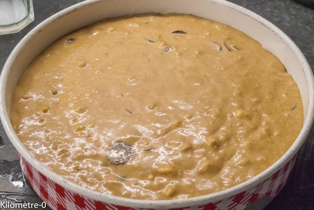Cake aux bananes, chocolat noir et cannelle (gâteau du matin) - Étape 6