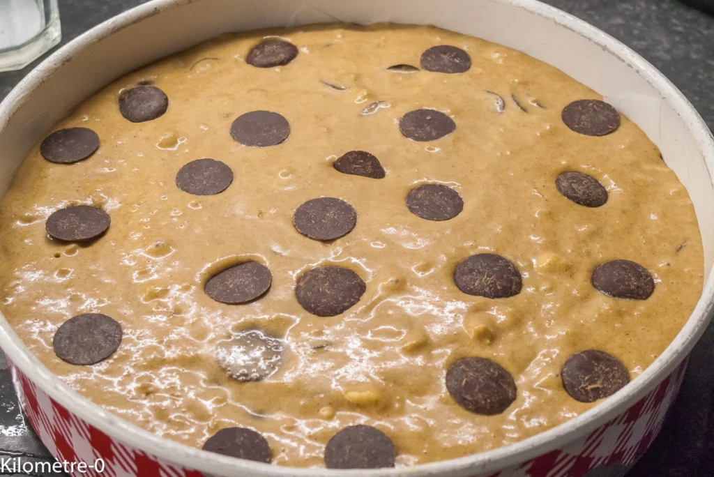 Cake aux bananes, chocolat noir et cannelle (gâteau du matin) - Étape 7
