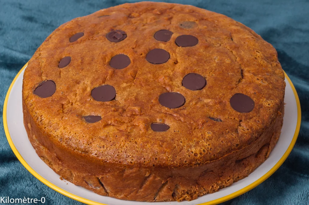 Cake aux bananes, chocolat noir et cannelle (gâteau du matin) - Étape 9