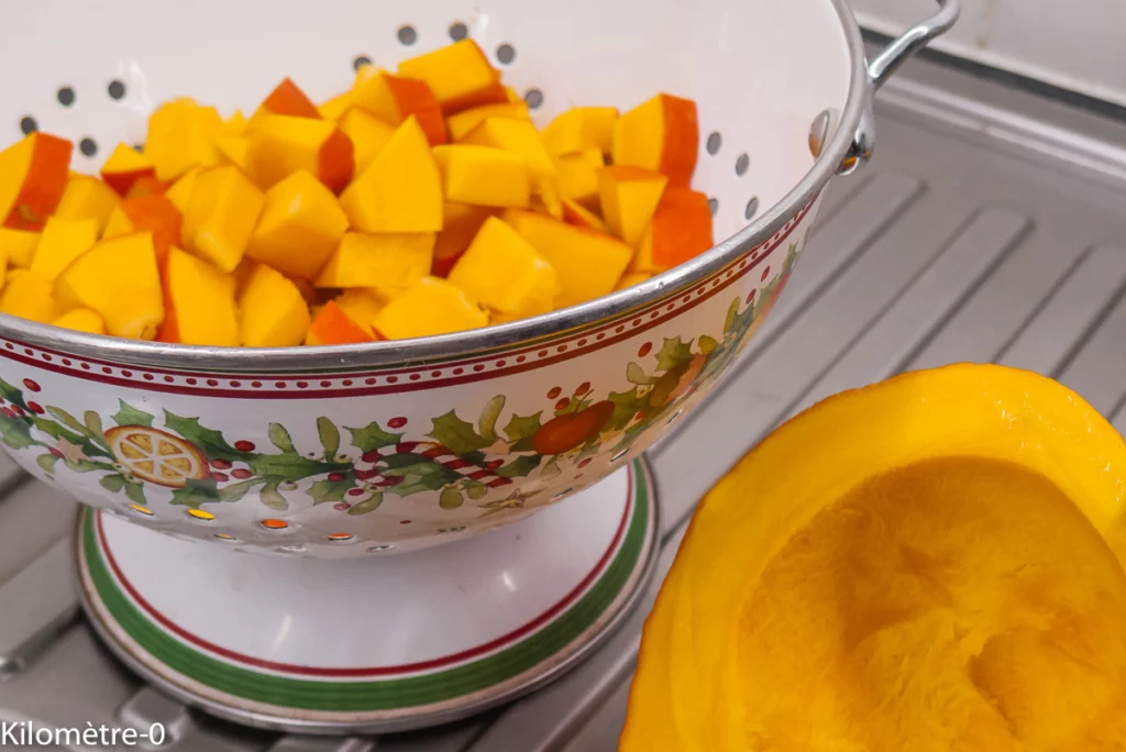 Poêlée de riz, potimarron, noisettes et halloumi - Étape 2