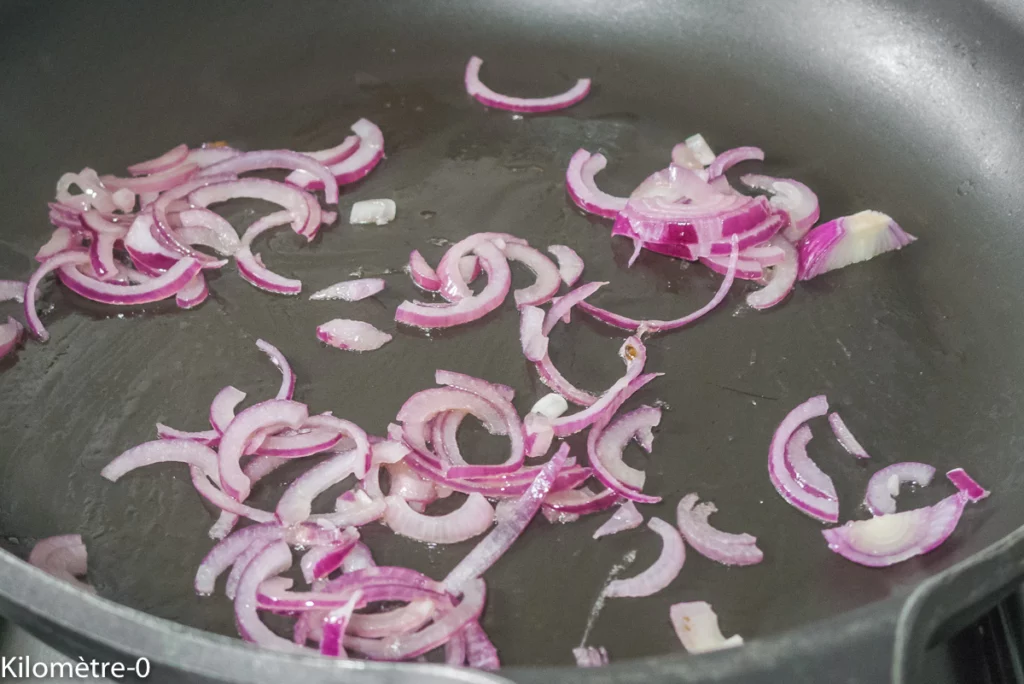 Poêlée de riz, potimarron, noisettes et halloumi - Étape 3