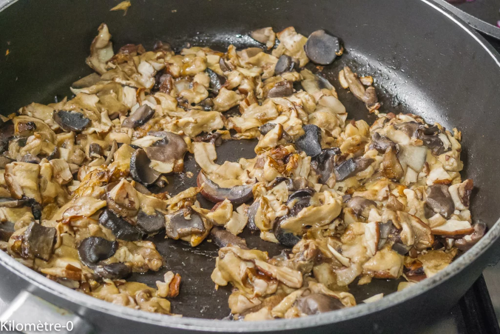 Poêlée de riz, potimarron, noisettes et halloumi - Étape 1