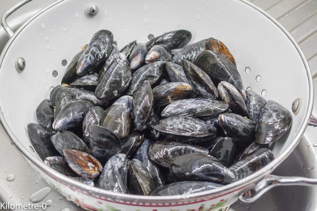 Moules au riz, potimarron et chorizo - Étape 6