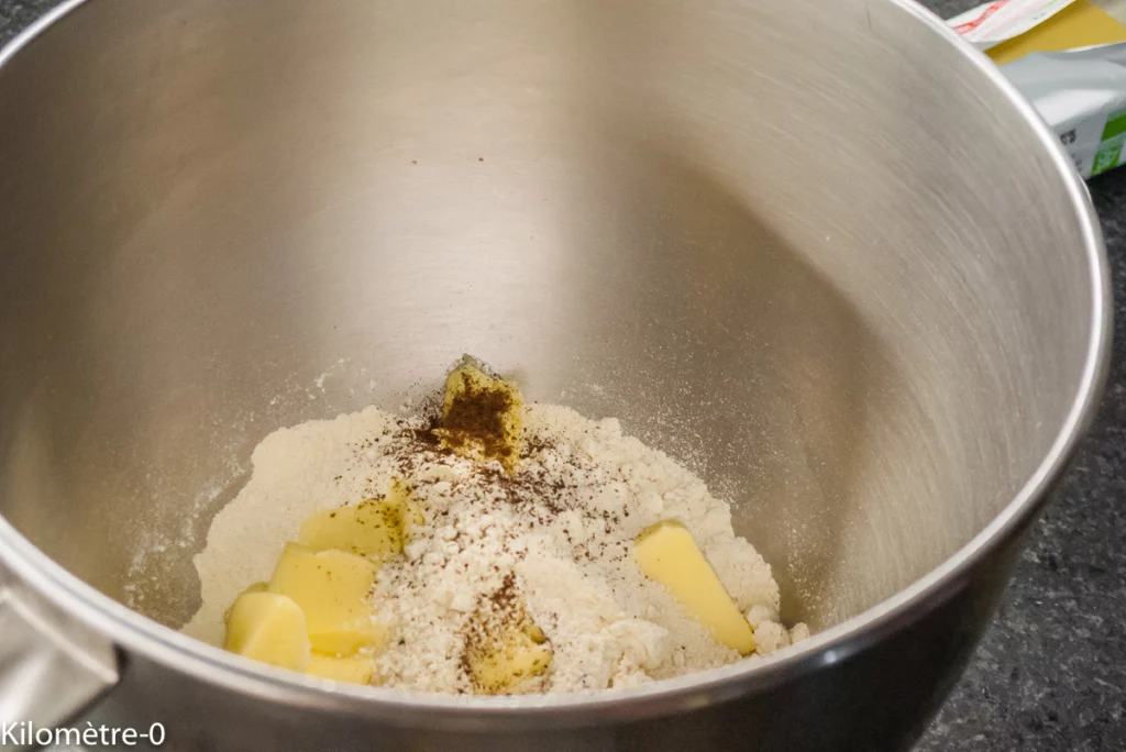 Sbriciolata à la ricotta et aux pépites de chocolat - Étape 1