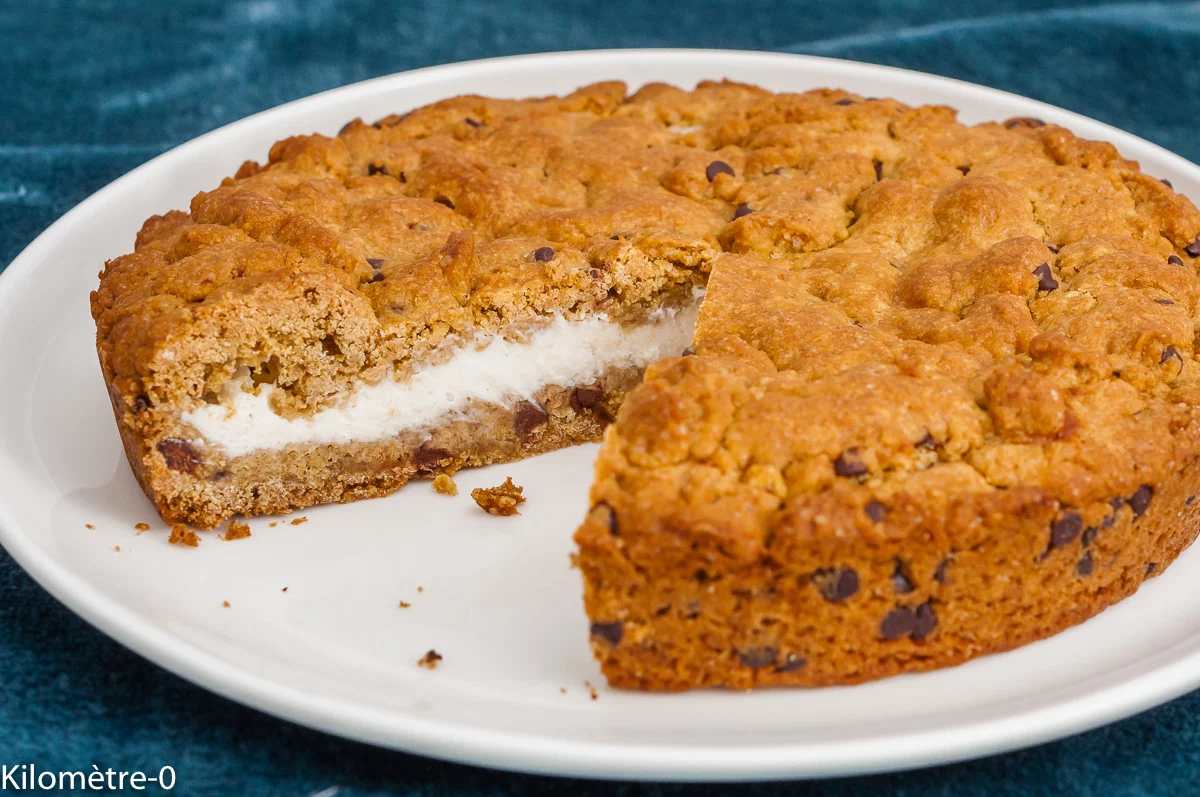 Photo de recette, gâteau, italien, cuisine italienne, crumble, sbriciolata, ricotta, facile, rapide, pépites de chocolat, chocolat, dessert, bio, de Kilomètre-0, blog de cuisine réalisée à partir de produits de saison et issus de circuits courts