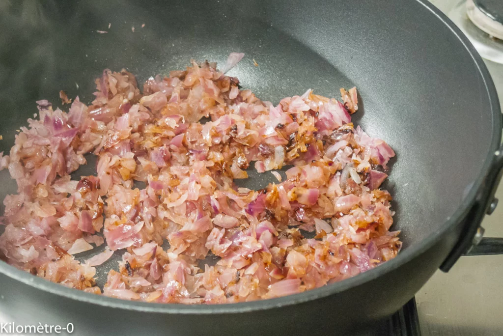 Pide au boeuf et oignons caramélisés - Étape 3