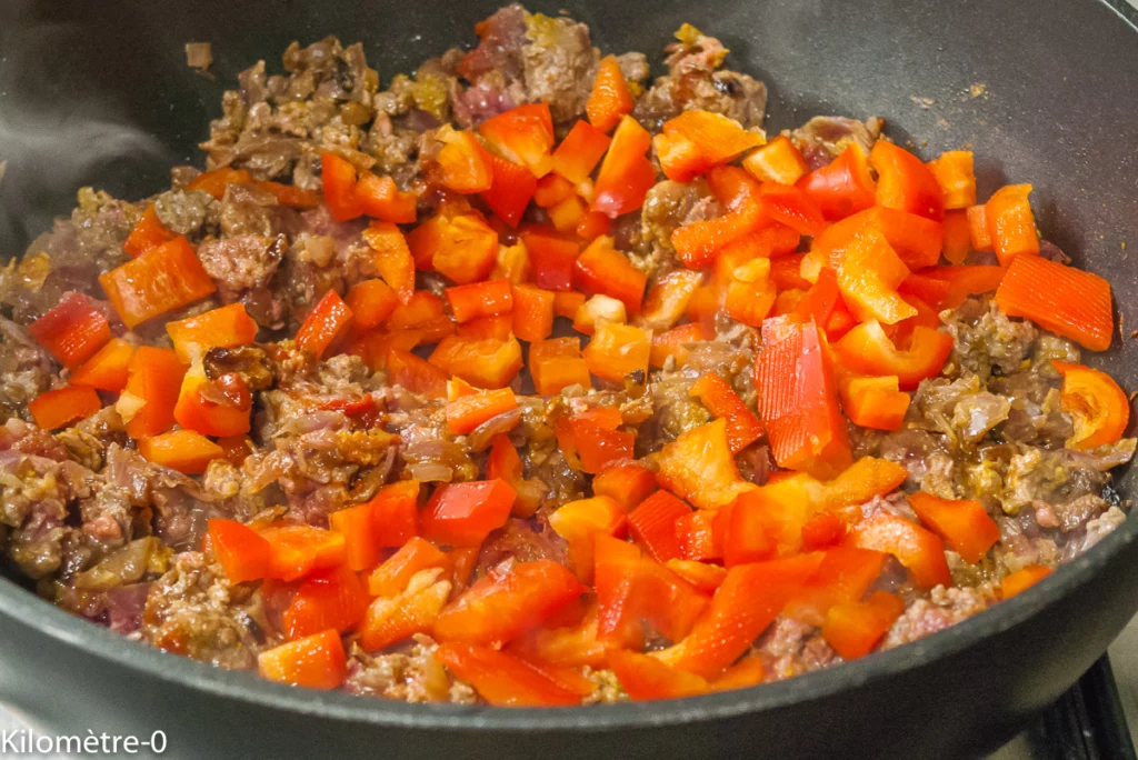 Pide au boeuf et oignons caramélisés - Étape 5