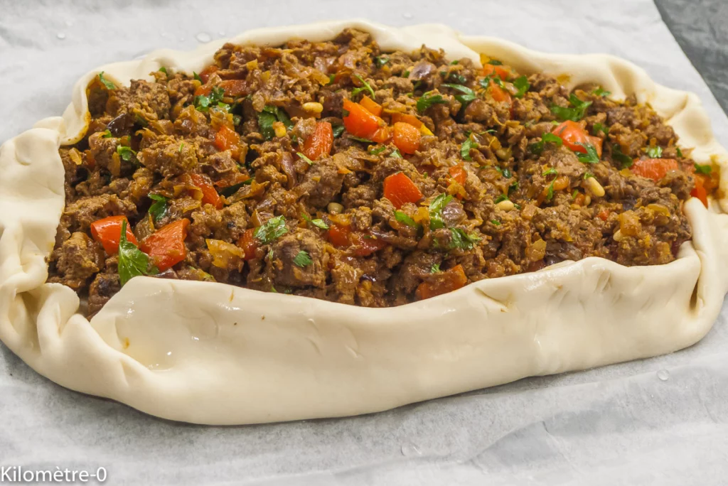 Pide au boeuf et oignons caramélisés - Étape 8