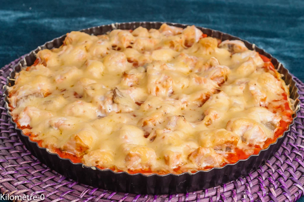 Pizza de chou fleur au saumon et à l’emmental - Étape 7